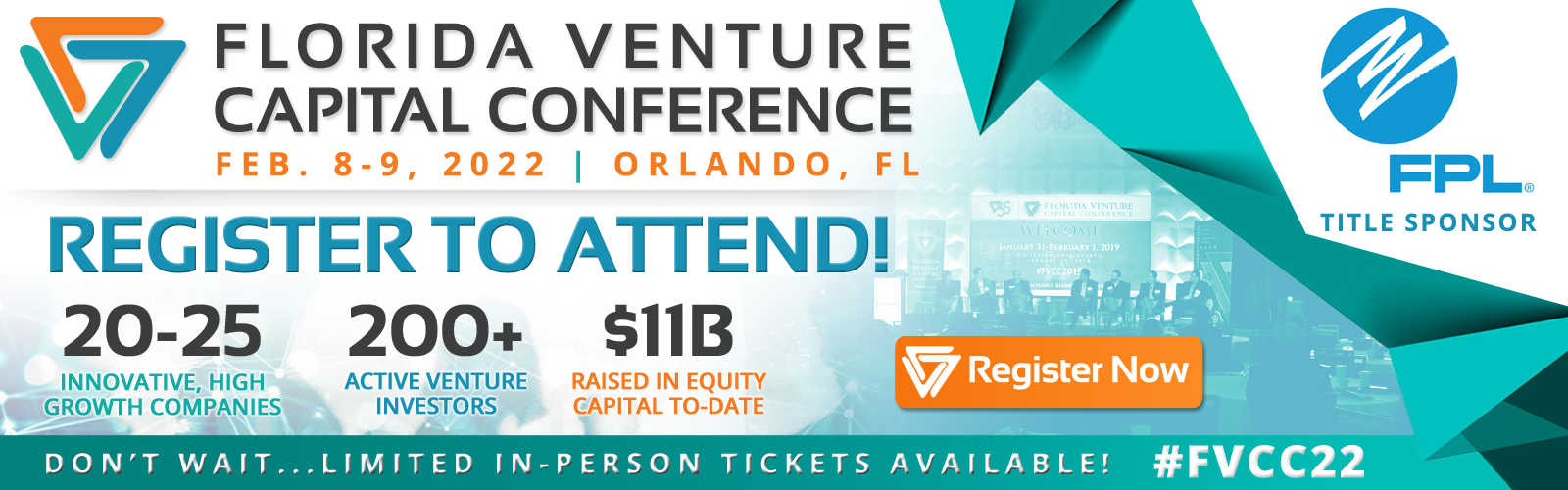 event header graphic - Florida Venture Forum Capital Conference